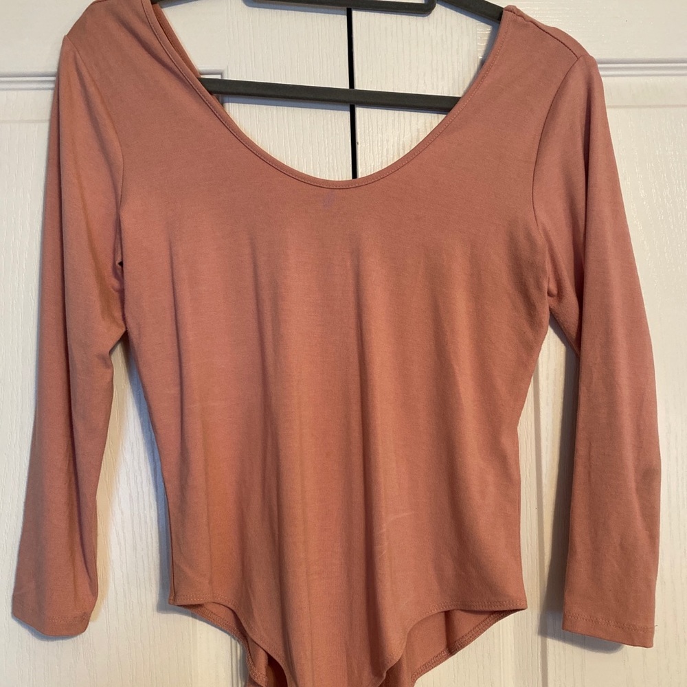 3/4 Sleeve Body Suit - Pink